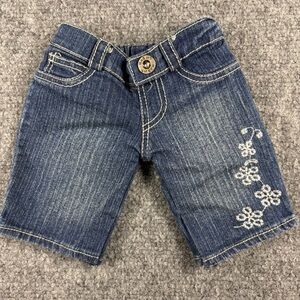 Build A Bear Denim Blue Jean Shorts